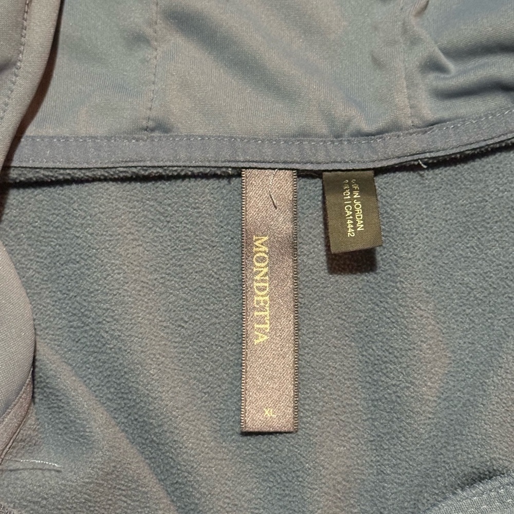 Mondetta Women's Performance Full Zip Hoodie Slate Blue Size XL - Picture 5 of 6